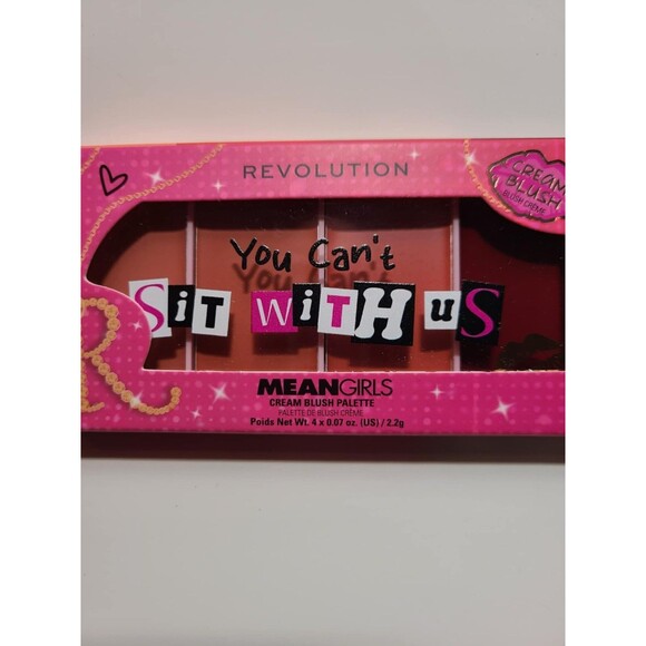 Makeup Revolution x Mean Girls You Can’t Sit With Us 4 Pan Cream Blush Palette - Picture 2 of 5